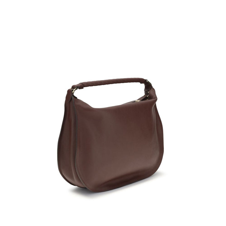 Brown Calf Leather Bos Taurus Shoulder Bag Chloé