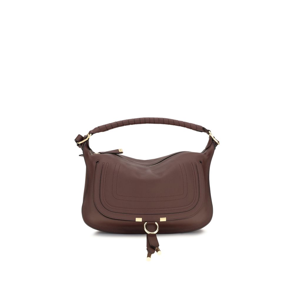 Bordeaux Calf Leather Bos Taurus Shoulder Bag Chloé