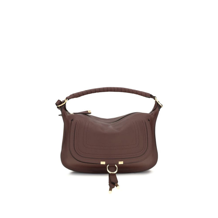 Bordeaux Calf Leather Bos Taurus Shoulder Bag Chloé