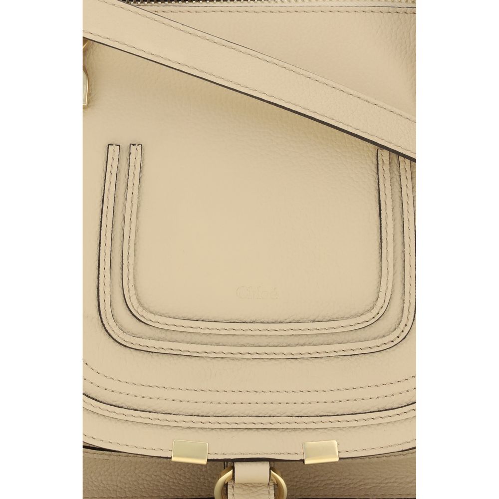 Beige Calf Leather Bos Taurus Handbag Chloé