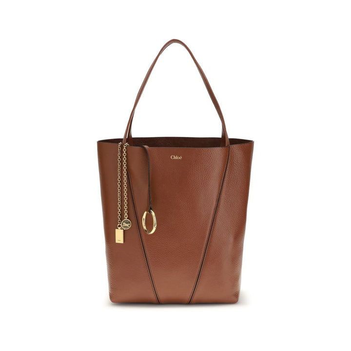 Brown Calf Leather Bos Taurus Shoulder Bag Chloé