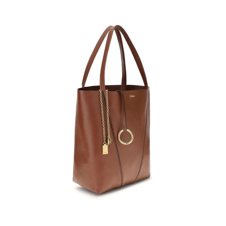 Brown Calf Leather Bos Taurus Shoulder Bag Chloé