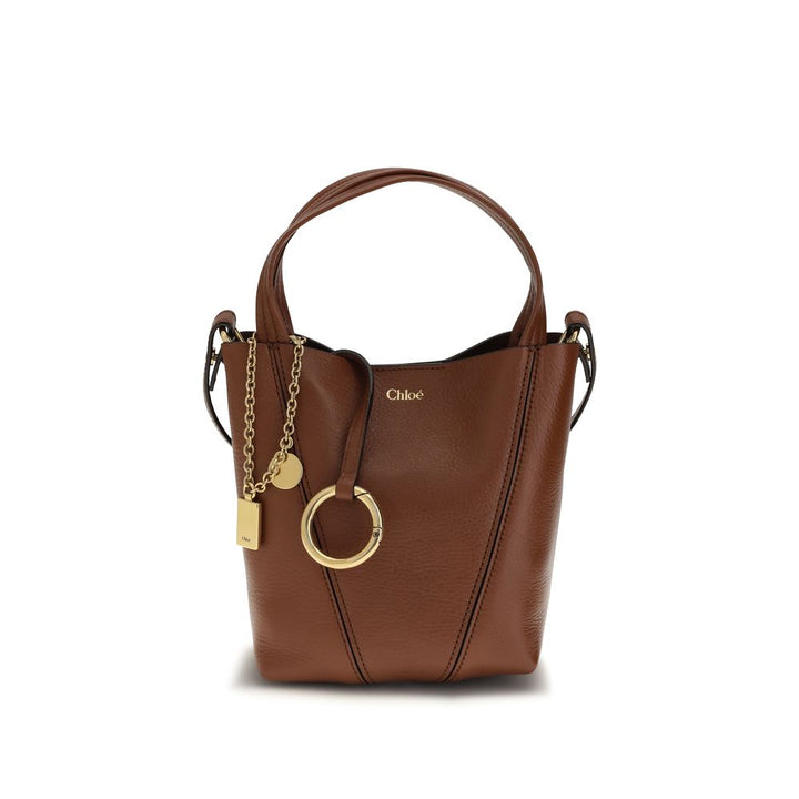 Brown Calf Leather Bos Taurus Shoulder Bag Chloé