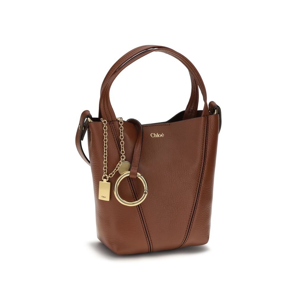 Brown Calf Leather Bos Taurus Shoulder Bag Chloé
