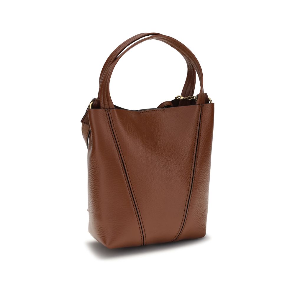 Brown Calf Leather Bos Taurus Shoulder Bag Chloé