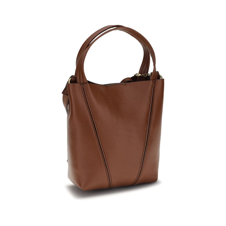 Brown Calf Leather Bos Taurus Shoulder Bag Chloé