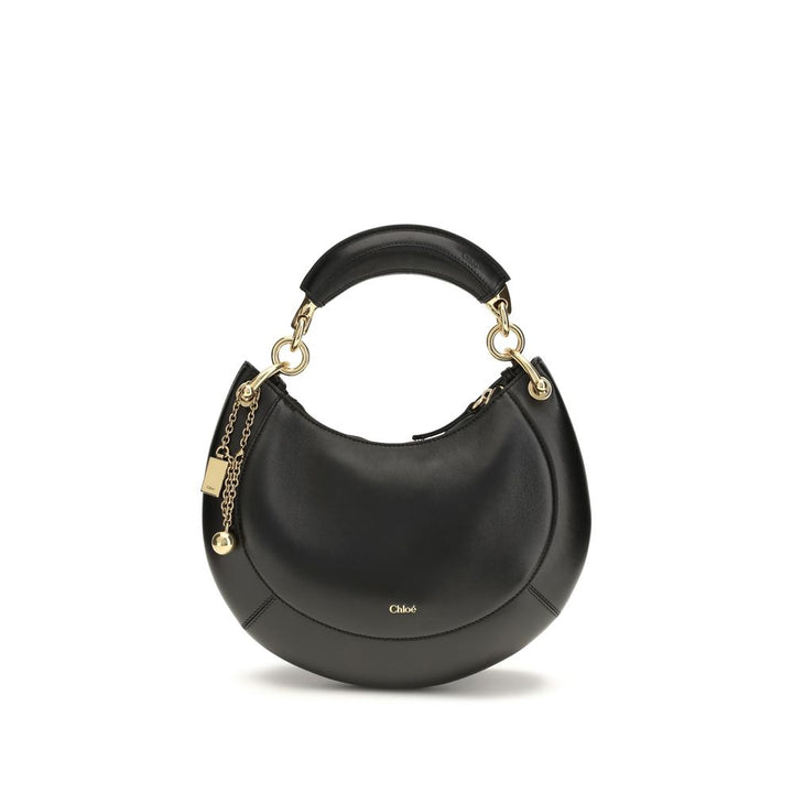 Black Calf Leather Bos Taurus Shoulder Bag Chloé