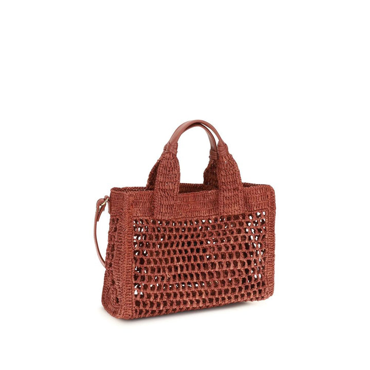 Multicolor Raffia Shoulder Bag Chloé