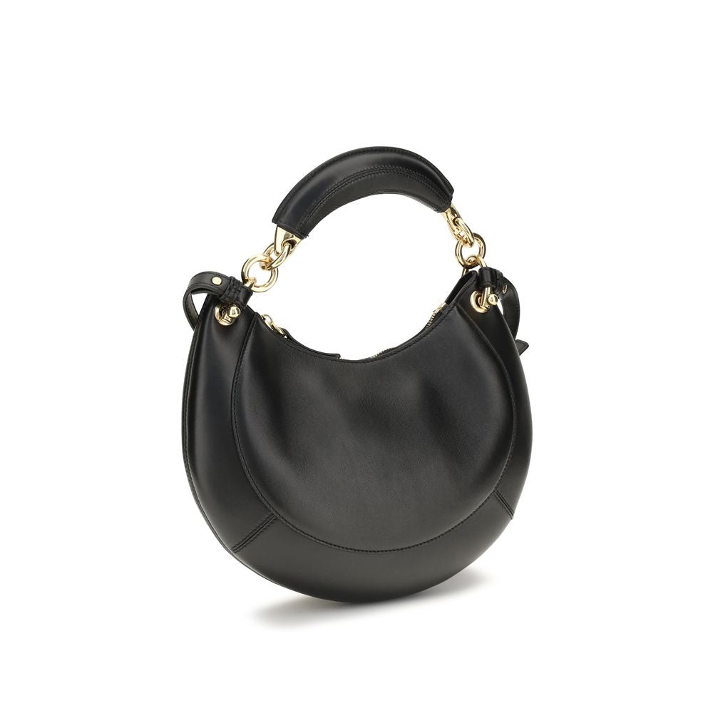 Black Calf Leather Bos Taurus Shoulder Bag Chloé