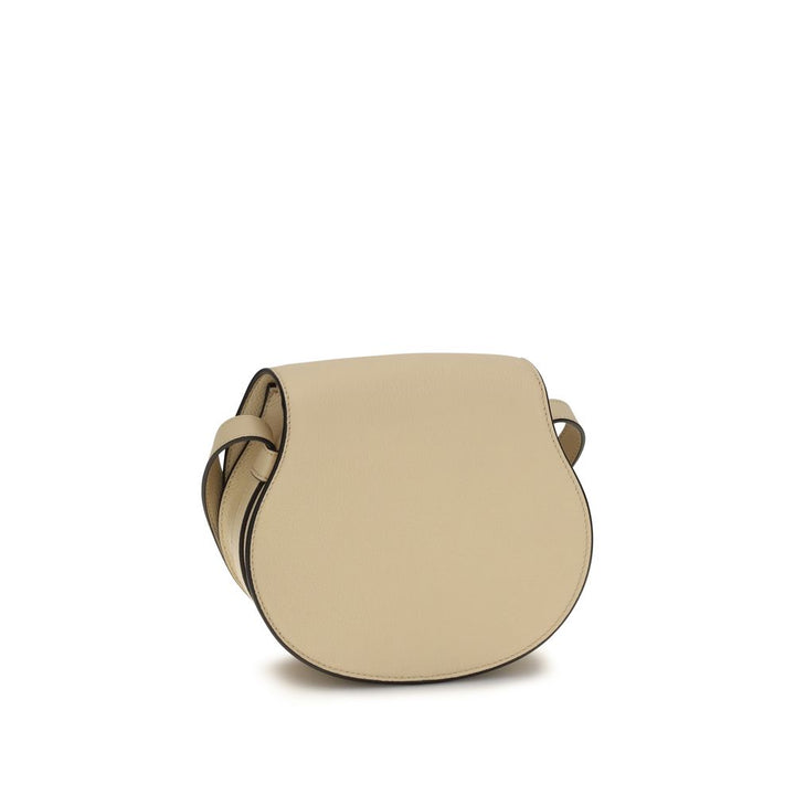 Beige Calf Leather Bos Taurus Shoulder Bag Chloé