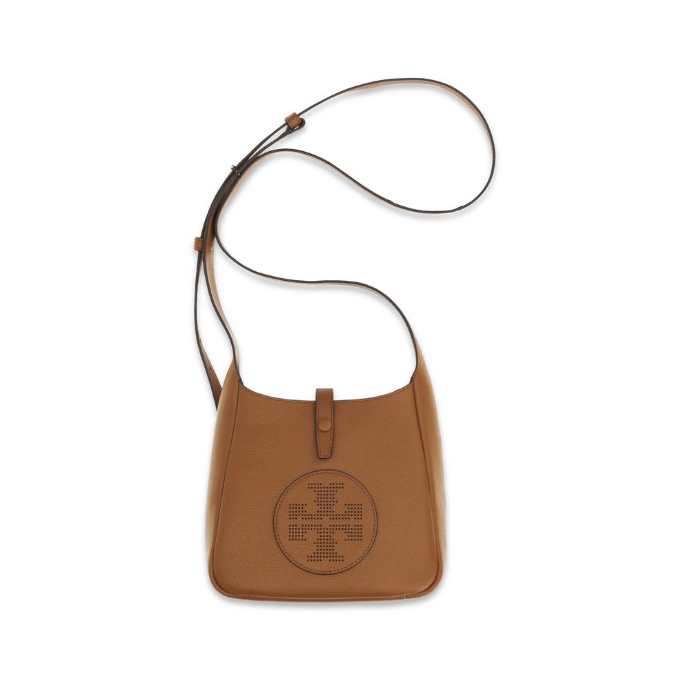 Brown Calf Leather Bos Taurus Shoulder Bag Tory Burch