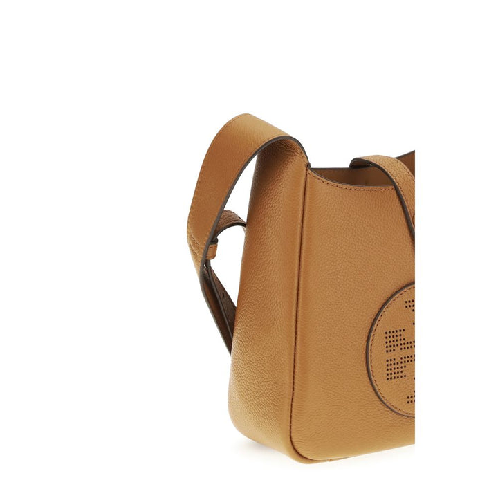 Brown Calf Leather Bos Taurus Shoulder Bag Tory Burch