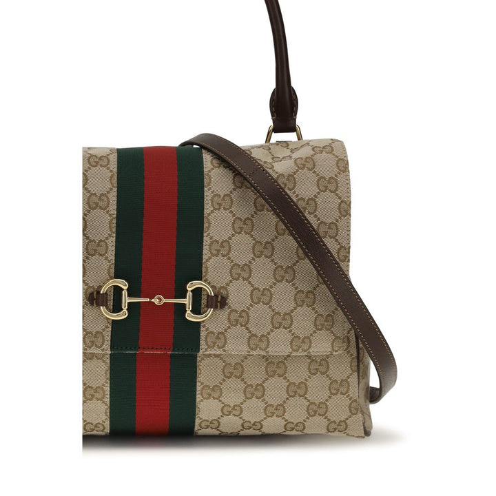 Beige Polyester Handbag Gucci