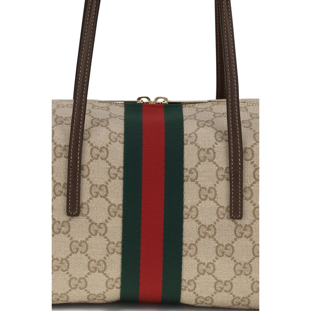 Beige Cotton Handbag Gucci