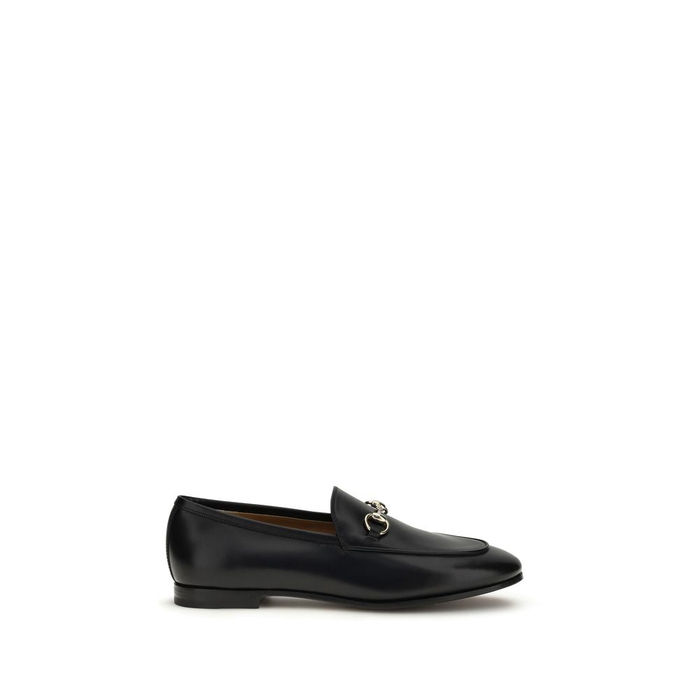 Black Calf Leather Bos Taurus Slip-On Loafers Gucci