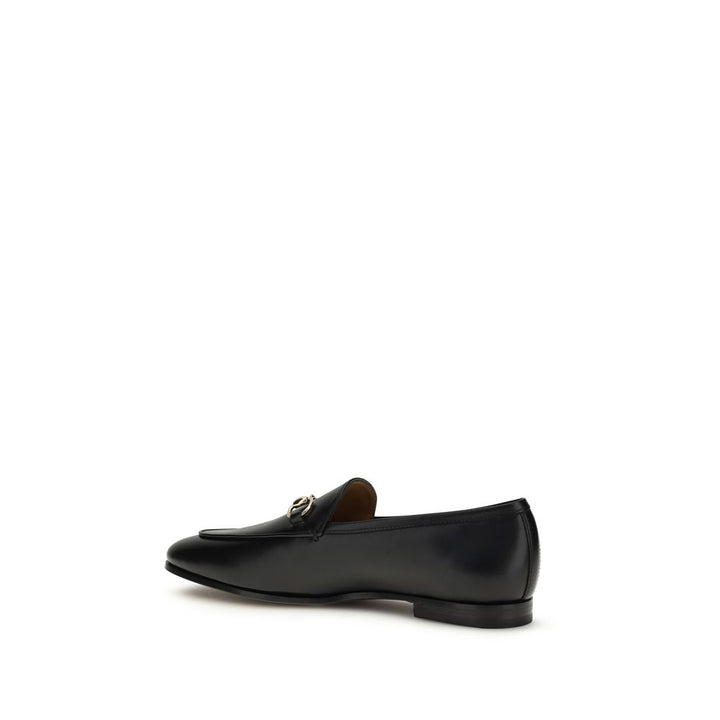 Black Calf Leather Bos Taurus Slip-On Loafers Gucci