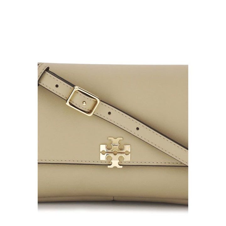 Beige Calf Leather Bos Taurus Shoulder Bag