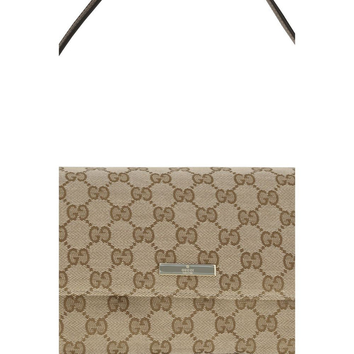 Brown Polyester Handbag