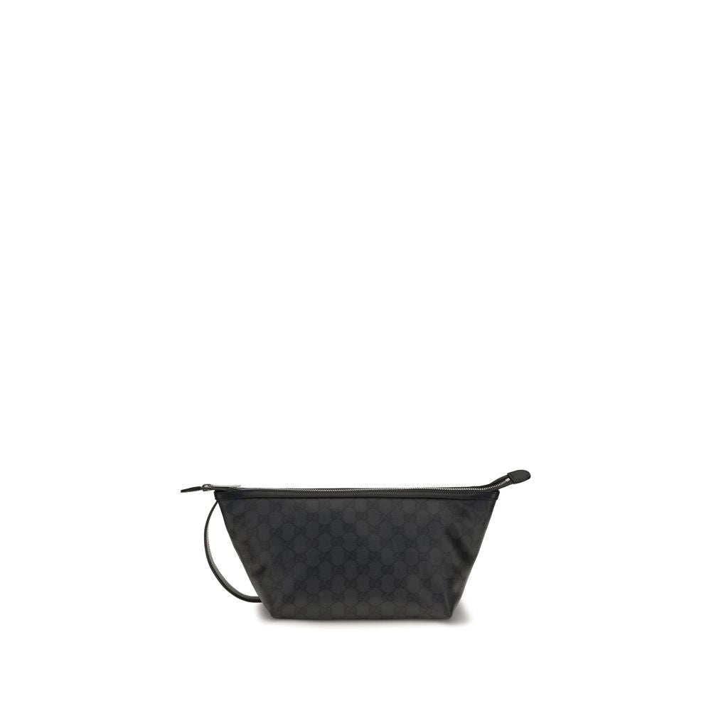 Black Cotton Clutch Bag Gucci