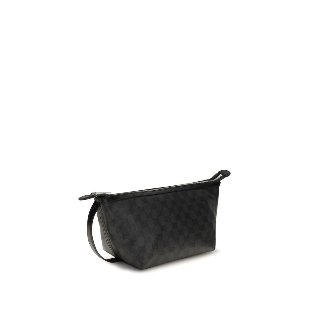 Black Cotton Clutch Bag Gucci
