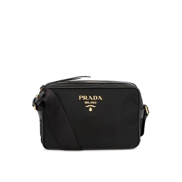 Black Nylon Shoulder Bag Prada