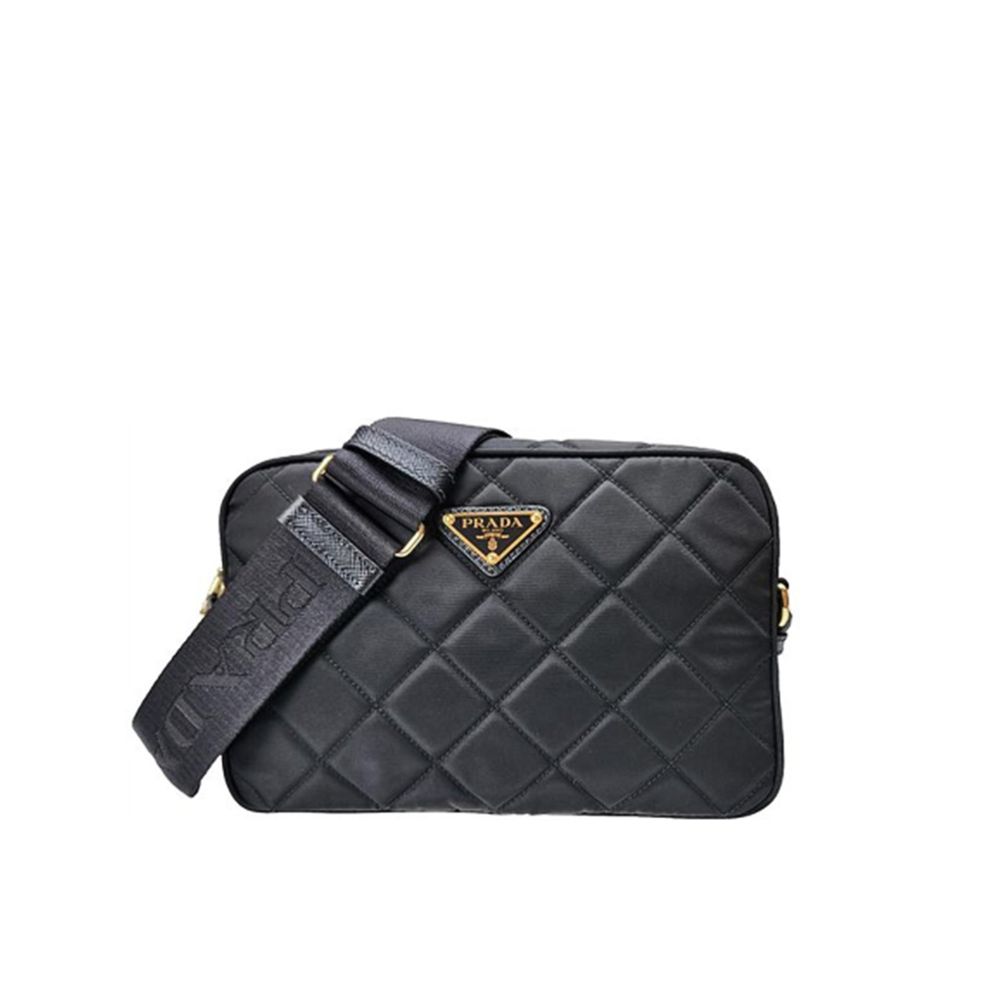 Black Nylon Shoulder Bag Prada