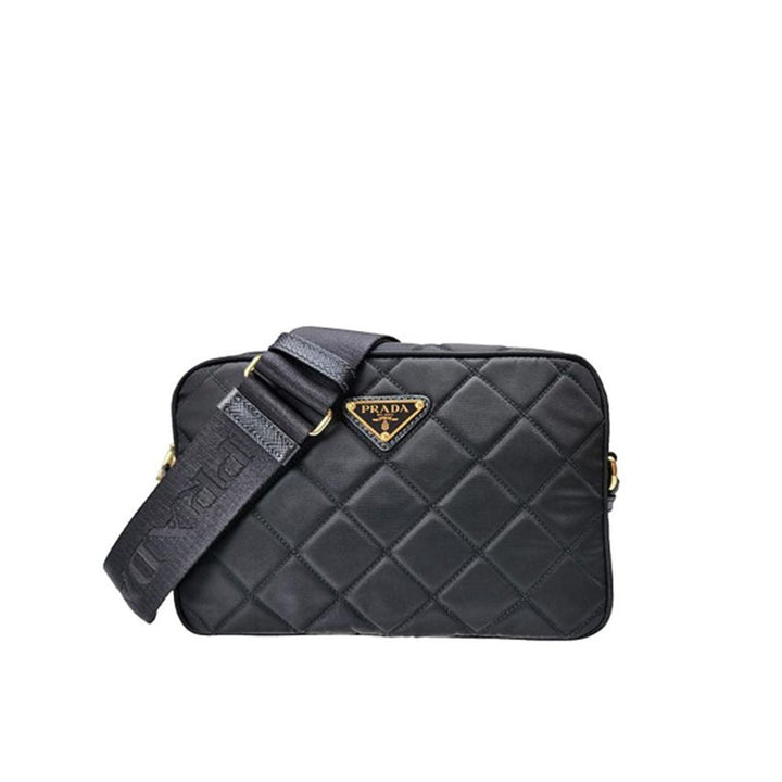 Black Nylon Shoulder Bag Prada