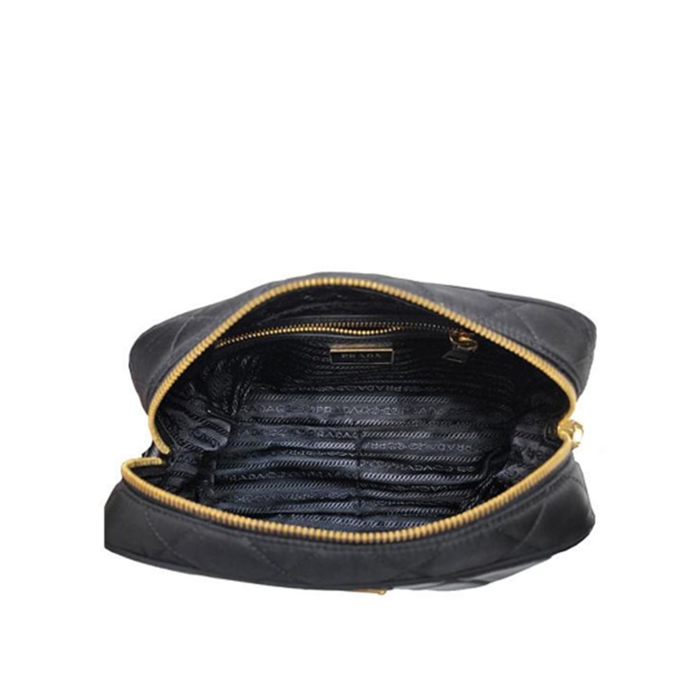 Black Nylon Shoulder Bag Prada
