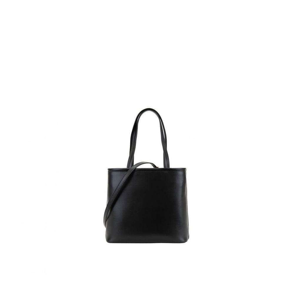 Black Calfskin Tote Bag Prada