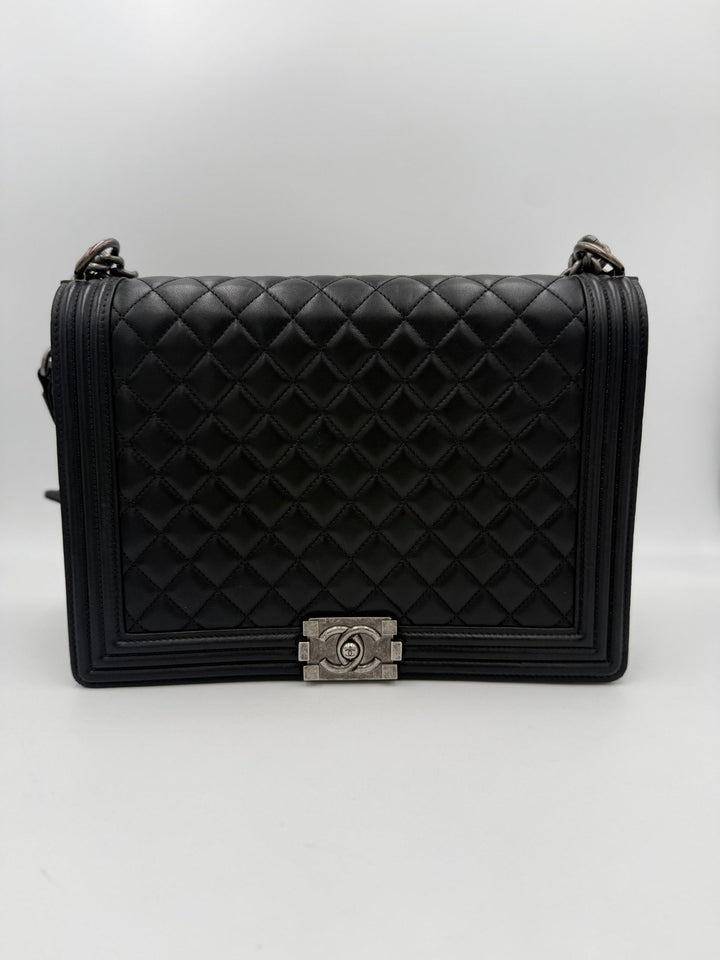 Bicolor Leather Handbag Chanel