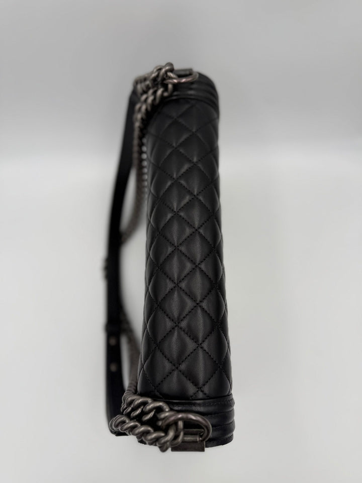 Bicolor Leather Handbag Chanel