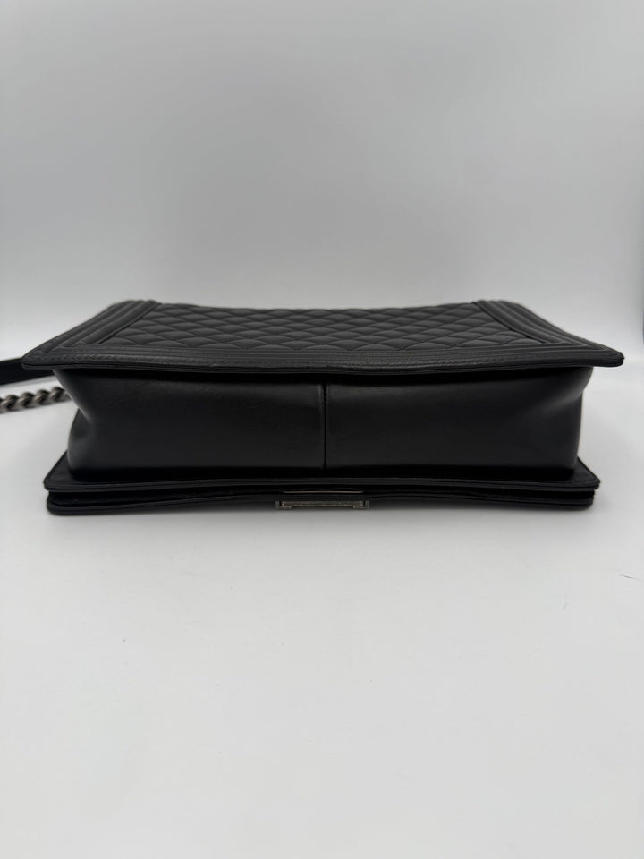 Bicolor Leather Handbag Chanel