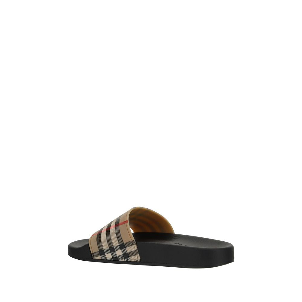 Multicolor Polyethylene Flat Sandals Burberry
