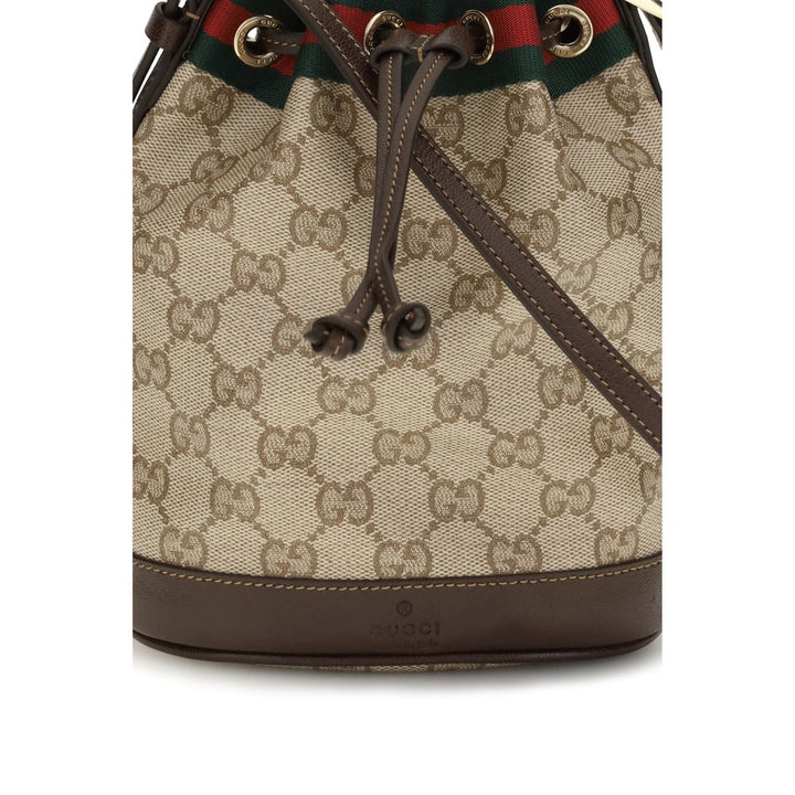 Beige Cotton Handbag Gucci
