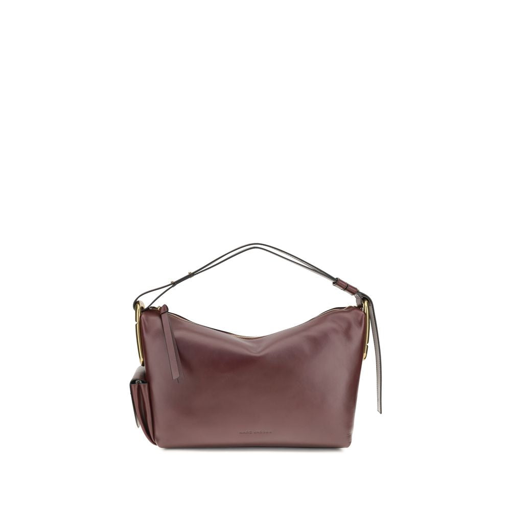 Bordeaux Calf Leather Bos Taurus Shoulder Bag Marc Jacobs
