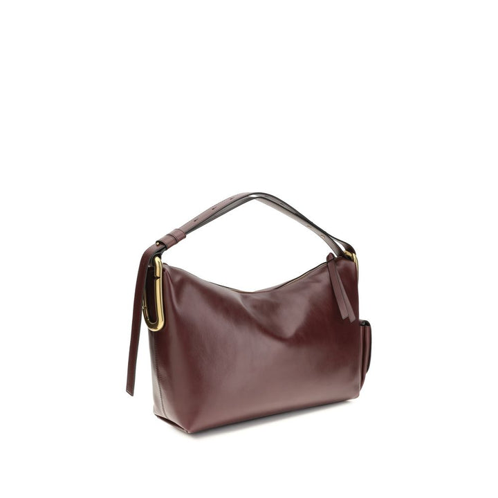 Bordeaux Calf Leather Bos Taurus Shoulder Bag Marc Jacobs