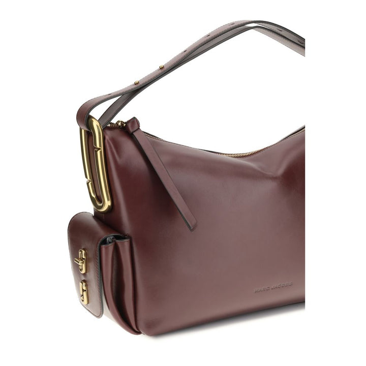 Bordeaux Calf Leather Bos Taurus Shoulder Bag Marc Jacobs