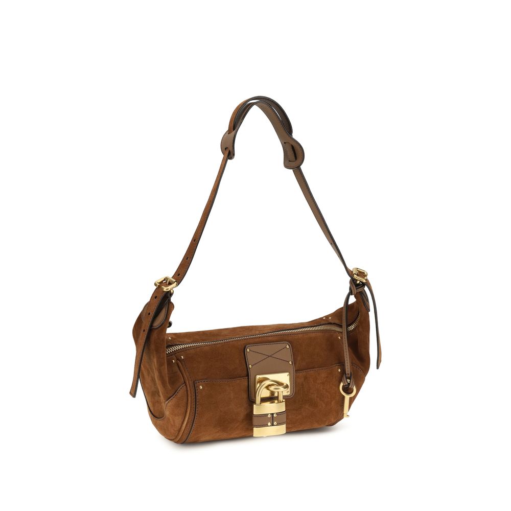Brown Calf Leather Bos Taurus Shoulder Bag Chloé
