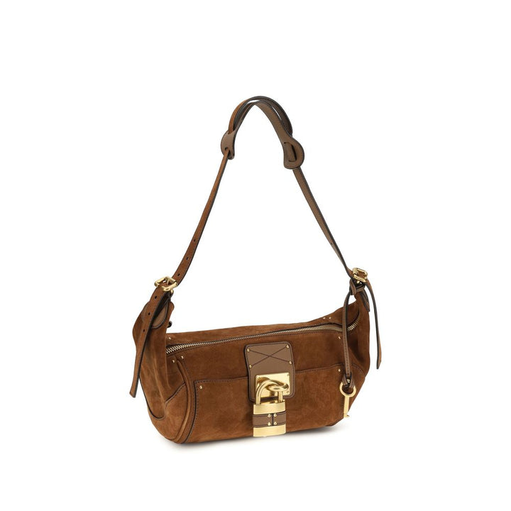 Brown Calf Leather Bos Taurus Shoulder Bag Chloé