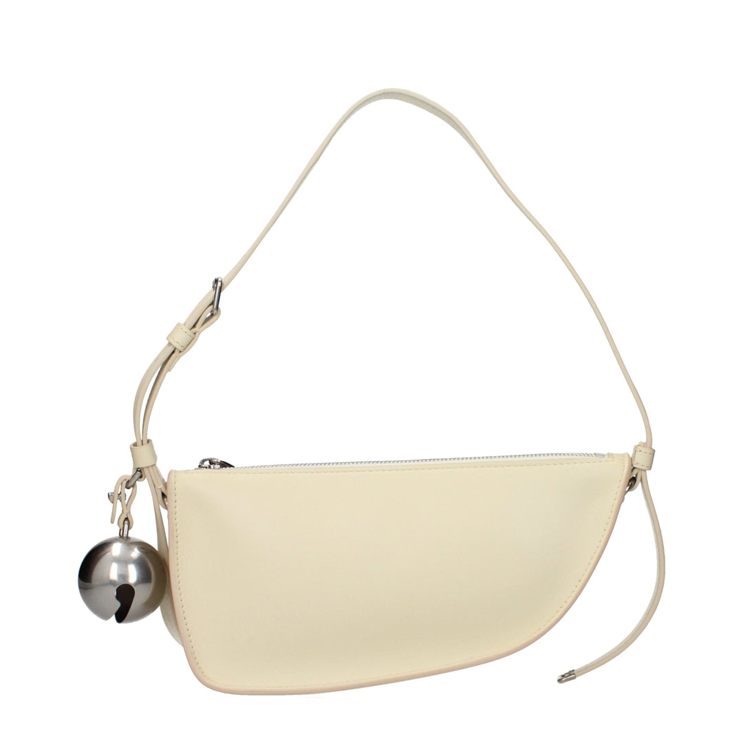 Yellow Leather Shoulder Bag Burberry
