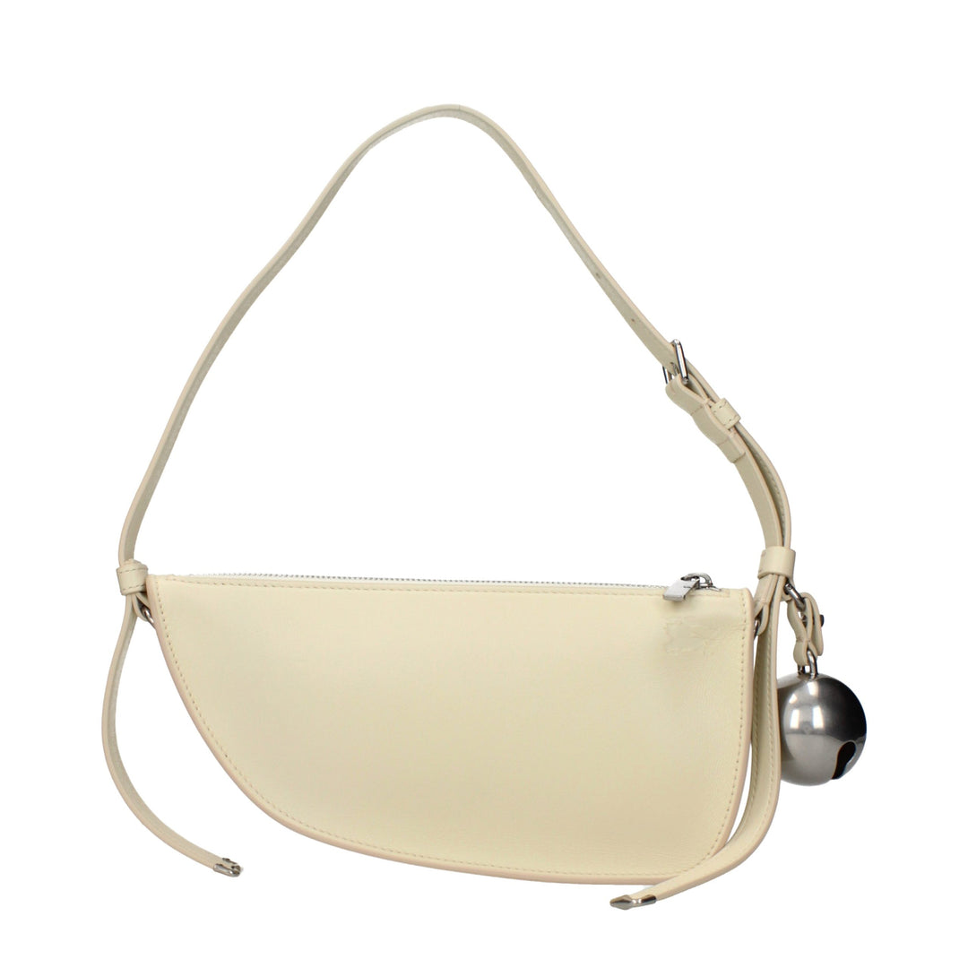 Yellow Leather Shoulder Bag Burberry