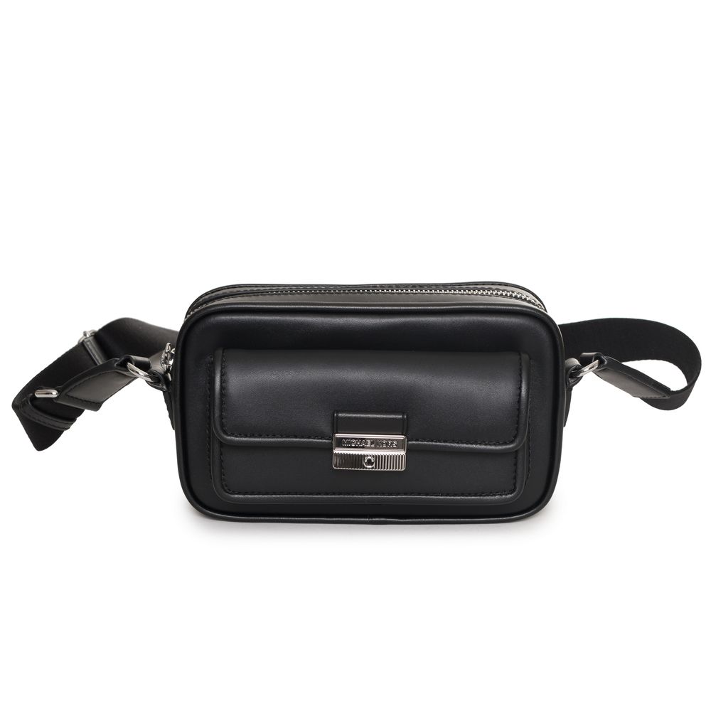 Black Leather Belt Bag Michael Kors