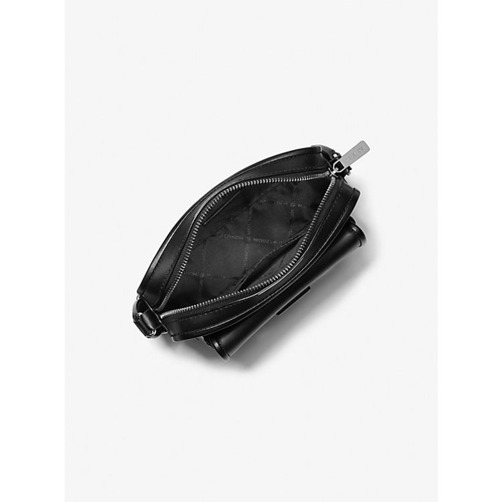 Black Leather Belt Bag Michael Kors