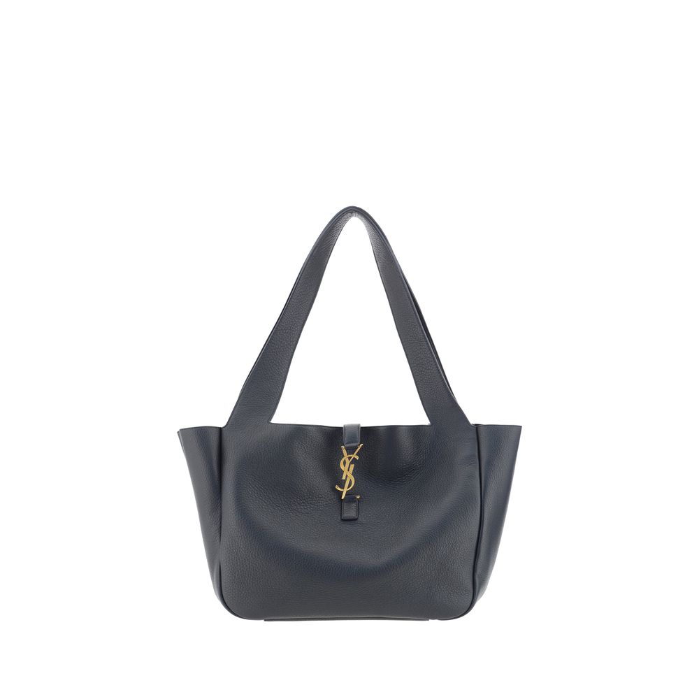 Black Calf Leather Bos Taurus Shoulder Bag Saint Laurent