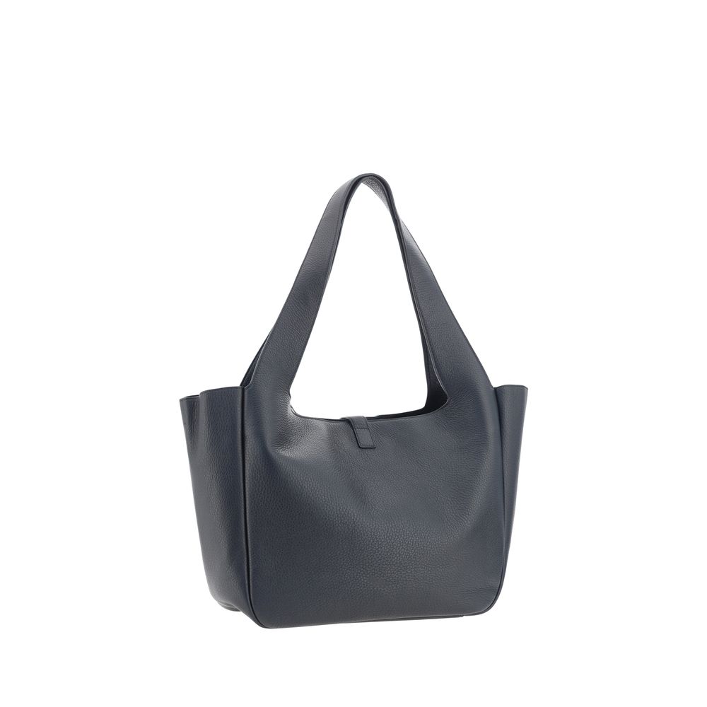 Black Calf Leather Bos Taurus Shoulder Bag Saint Laurent