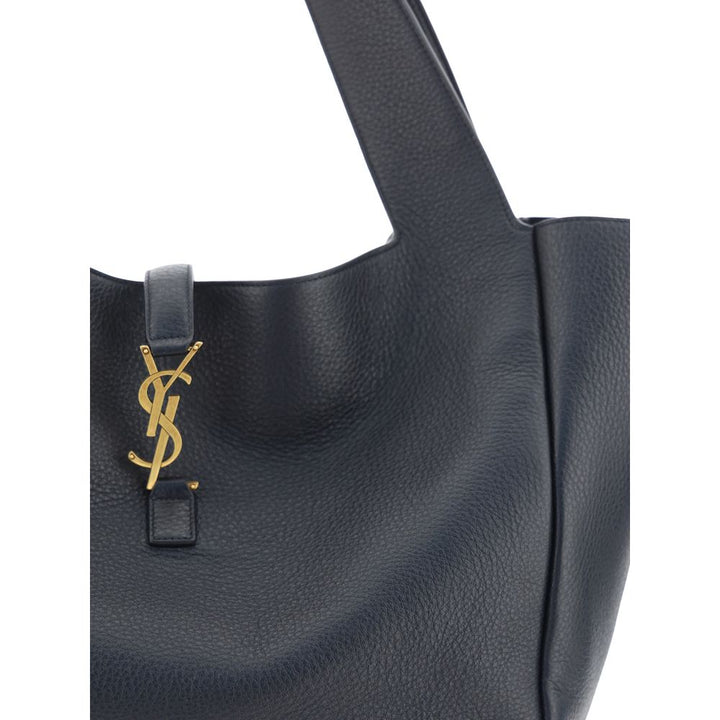 Black Calf Leather Bos Taurus Shoulder Bag Saint Laurent