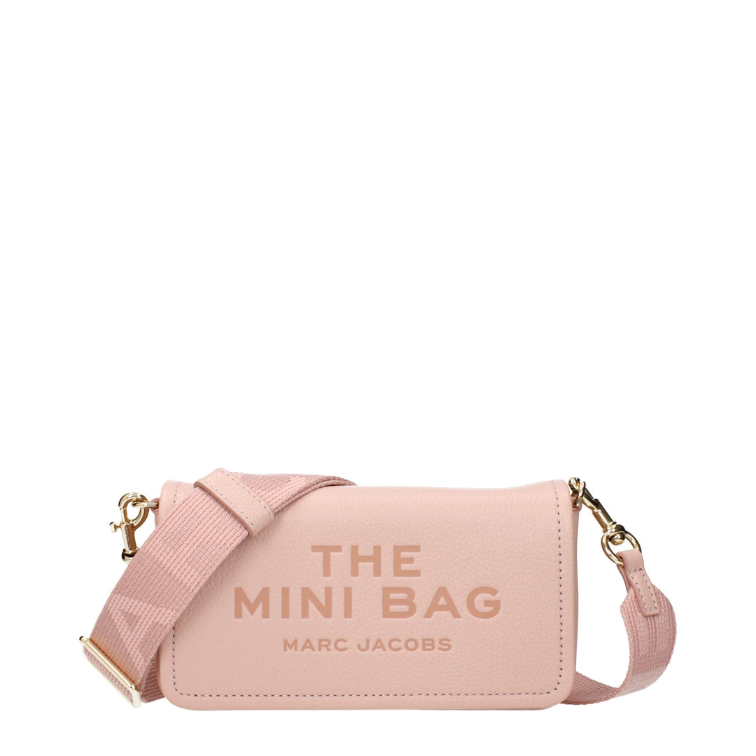 Pink Leather Crossbody Bag Marc Jacobs