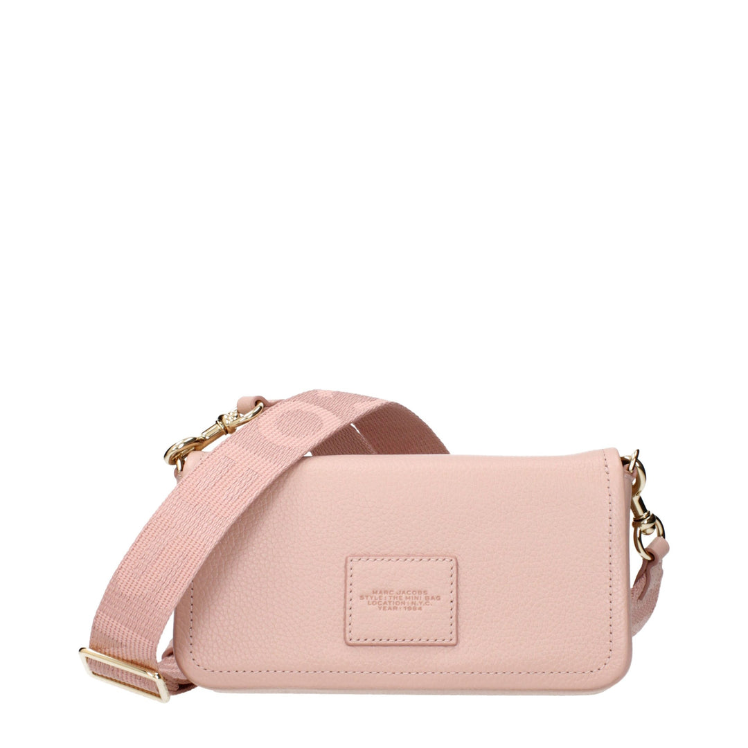 Pink Leather Crossbody Bag Marc Jacobs