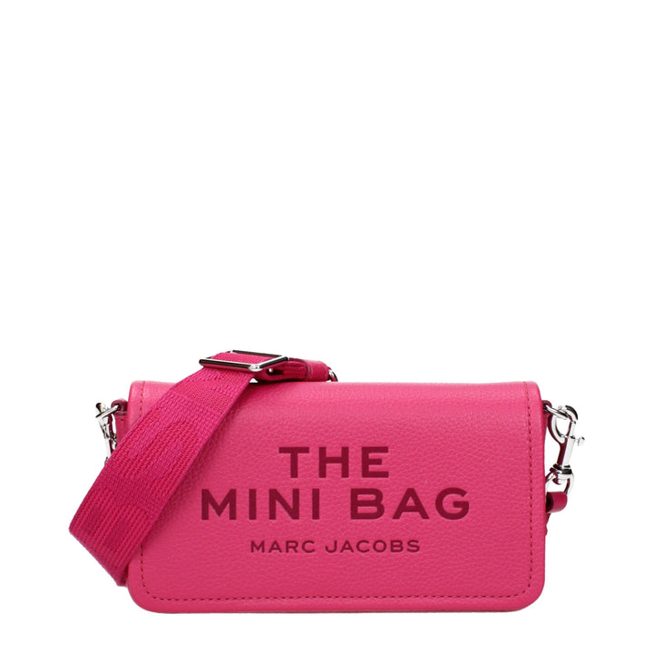 Pink Leather Crossbody Bag Marc Jacobs