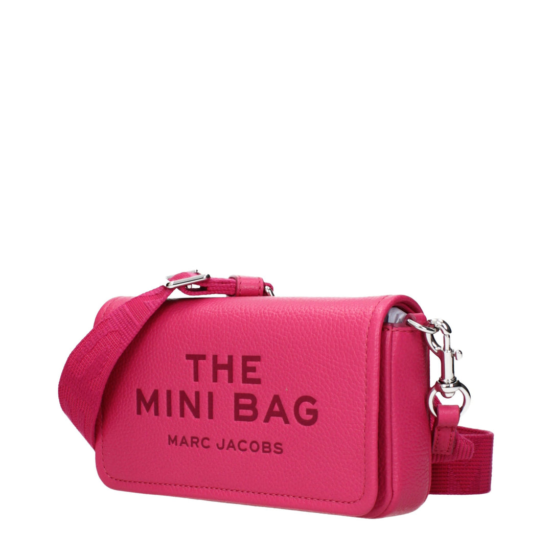 Pink Leather Crossbody Bag Marc Jacobs